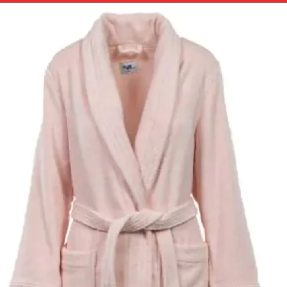 My Pillow 100% Supima Cotton HEAVYWEIGHT Bath Robe Blush~Pink size Medium - Picture 7 of 7
